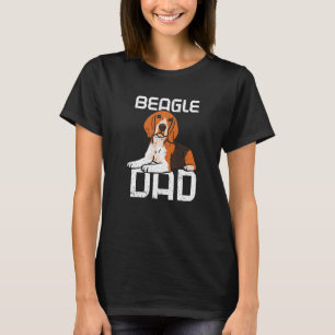 Beagle Dad Boy Guy  Dog Beagles Puppy Father Daddy T-Shirt