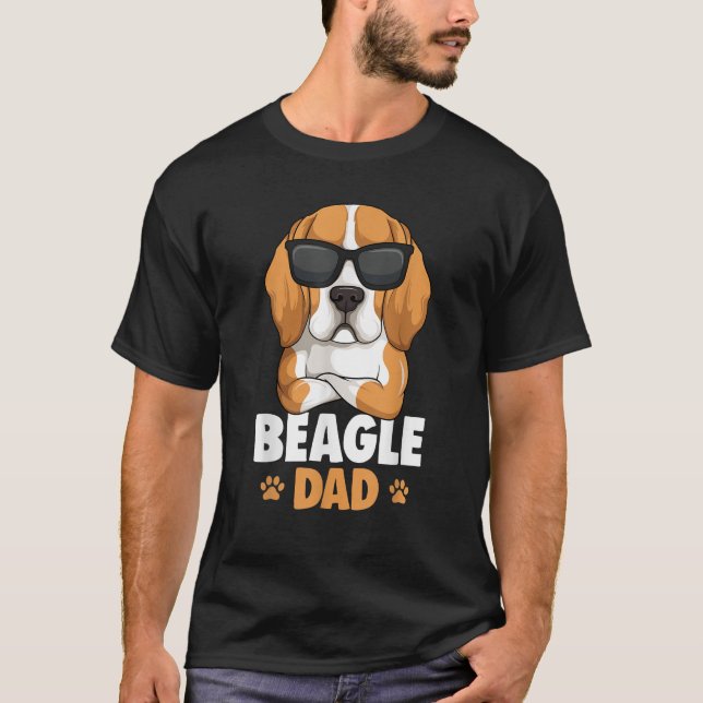 Beagle Dad Dog Father Men  T-Shirt (Front)