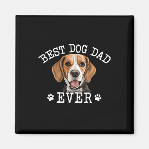 Beagle Dad Fathers Day Vintage Ever Dog Lover Magnet