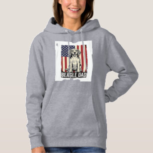 Beagle Dad Patriotic Vintage Dog Shirt Design_1