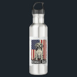 Beagle Dad Patriotic Vintage Dog Shirt Design_1 710 Ml Water Bottle<br><div class="desc">Beagle Dad Patriotic Vintage Dog Shirt Design_1</div>