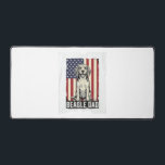 Beagle Dad Patriotic Vintage Dog Shirt Design_1 Desk Mat<br><div class="desc">Beagle Dad Patriotic Vintage Dog Shirt Design_1</div>
