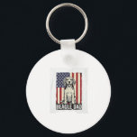 Beagle Dad Patriotic Vintage Dog Shirt Design_1 Key Ring<br><div class="desc">Beagle Dad Patriotic Vintage Dog Shirt Design_1</div>