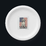 Beagle Dad Patriotic Vintage Dog Shirt Design_1 Paper Plate<br><div class="desc">Beagle Dad Patriotic Vintage Dog Shirt Design_1</div>