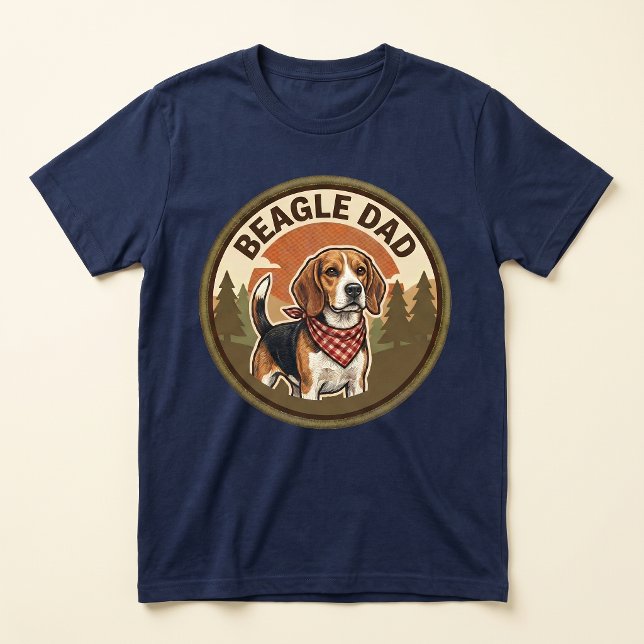 Beagle Dad Tri-blend Tee | Beagle Dog Dad Gift (Creator Uploaded)