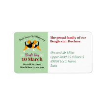 Beagle Day Member Adds Stationary Labels