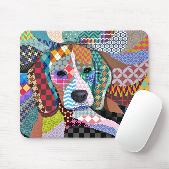 Beagle Dog 161 Mouse Pad (With Mouse)