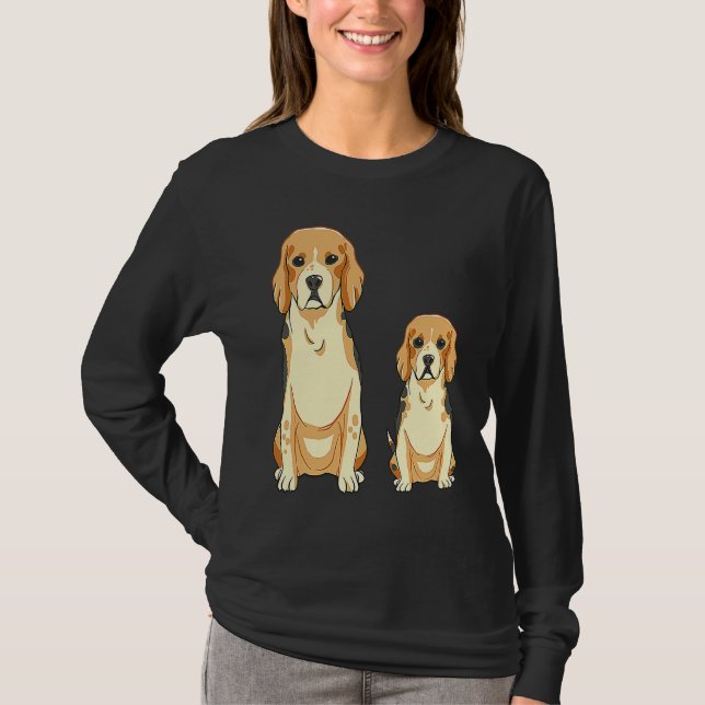 Beagle dog  1 T-Shirt (Front)