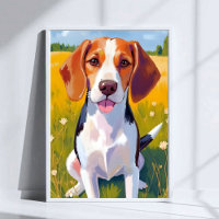 Beagle Dog Art Painting