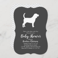 Beagle Dog Baby Shower Gender Neutral