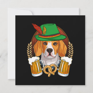 Beagle Dog Beer Drinkers Oktoberfest