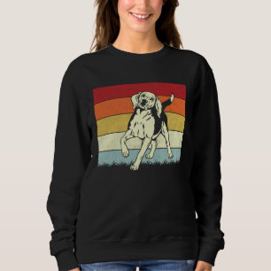 Beagle Dog  Boys Girls Vintage Beagle Dog Retro Sweatshirt