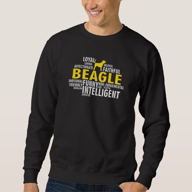 Beagle Dog Breed K 9 Characteristics Sweatshirt (Front)