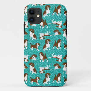 Beagle dog breed - turquoise Case-Mate iPhone case
