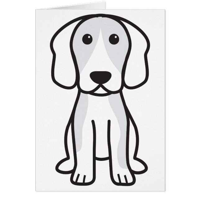 Beagle Dog Cartoon (Front)