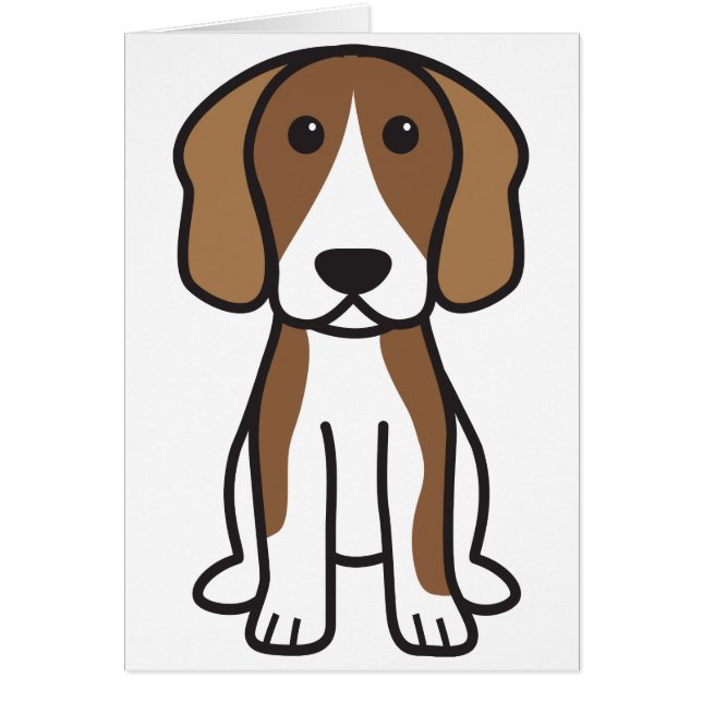 Beagle Dog Cartoon (Front)