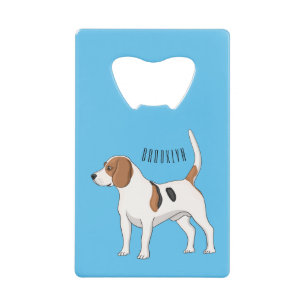 Beagle dog cartoon illustration