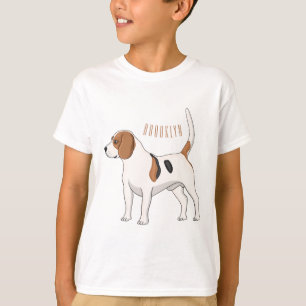 Beagle dog cartoon illustration T-Shirt
