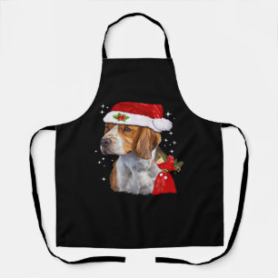 Beagle Dog Christmas T Shirt Dog Family Christmas Apron