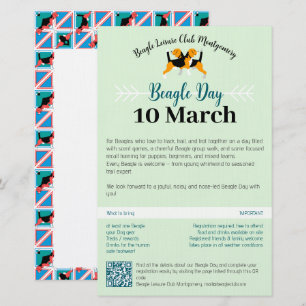 Beagle Dog Day Mailing  Stationery