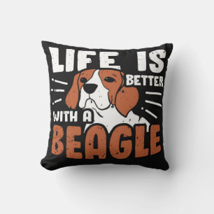 Beagle Dog Design Cushion