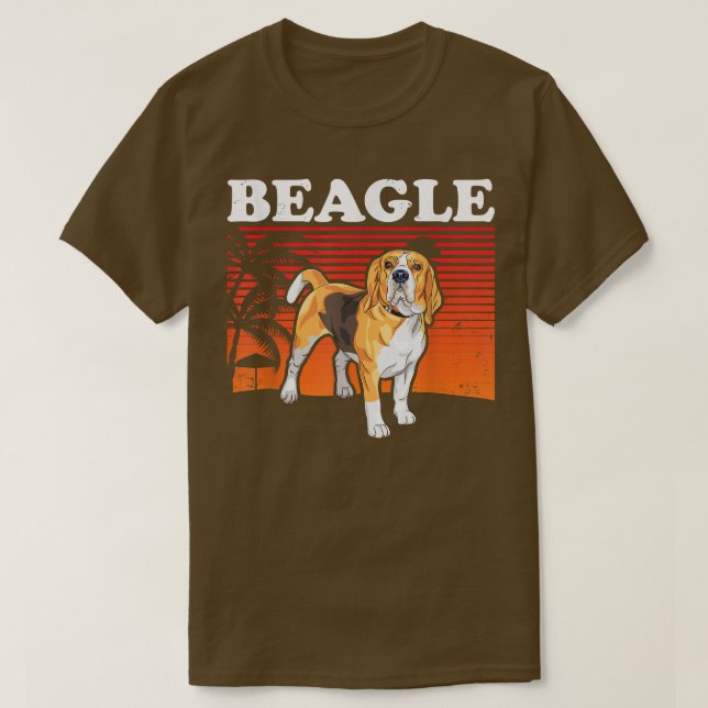 Beagle Dog  Dog Owner Beagle  T-Shirt (Design Front)