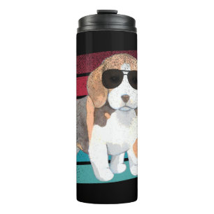Beagle Dog Funny Mum Dad Clothing Gift Thermal Tumbler