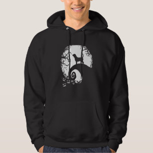 Beagle Dog Halloween Under The Moonlight Spooky Do Hoodie