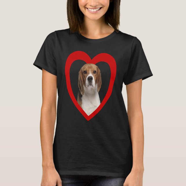 Beagle  Dog Heart  Beagle  1 T-Shirt (Front)