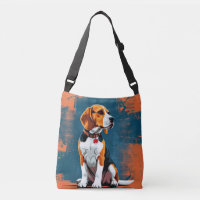 Beagle Dog in Abstract Background