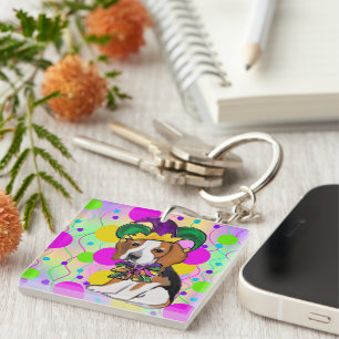 Beagle Dog Key Ring