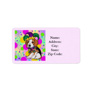 Beagle Dog Label