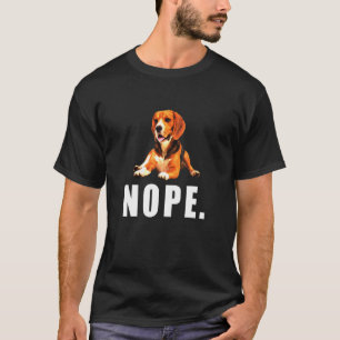 Beagle Dog Lazy Dog Owner T-Shirt