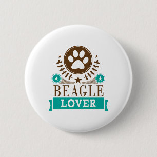 Beagle Dog Lover 6 Cm Round Badge