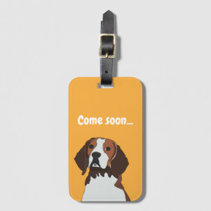 Beagle Dog Lover Beagle Luggage Tag