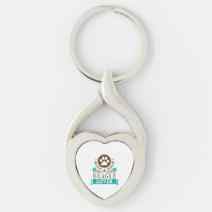 Beagle Dog Lover Key Ring