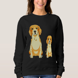 Beagle Dog Mama Puppy Hunting Dog Sweatshirt