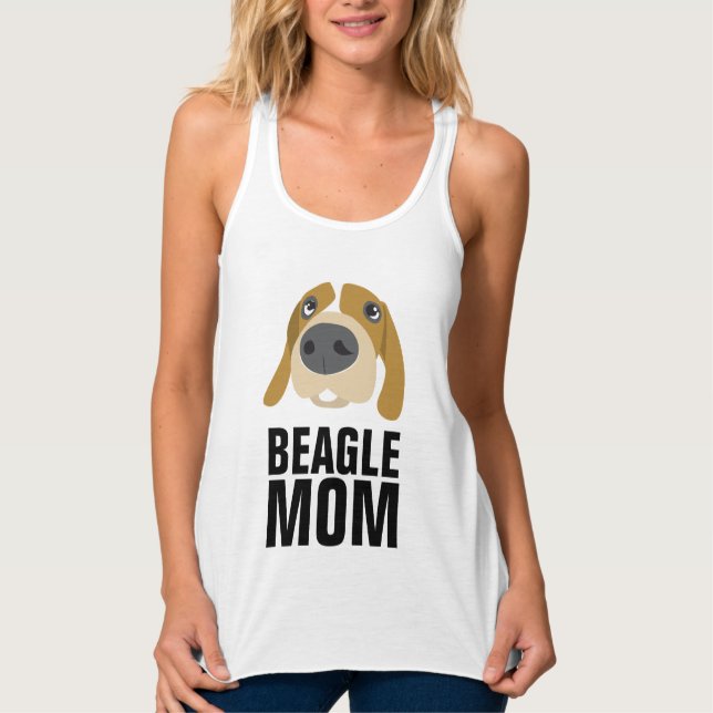 BEAGLE DOG MOM T-Shirts (Front)