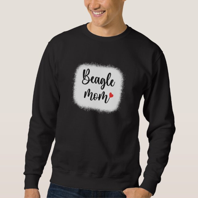 Beagle Dog Mom Womens Beagle Sweatshirt (Front)