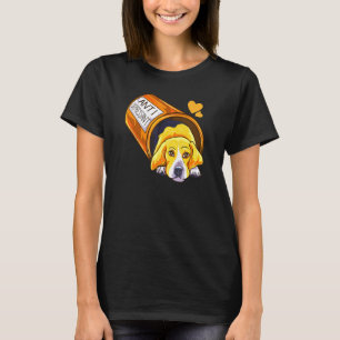 Beagle Dog Mum Dad Owner Antidepressant Happy Pil T-Shirt