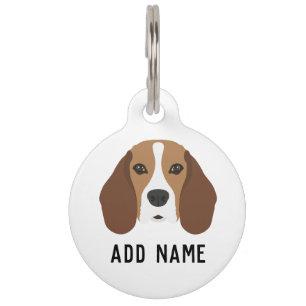 Beagle Dog Pet Tag