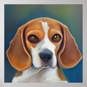 Beagle - Dog Portrait Poster