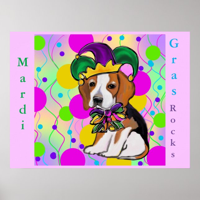 Beagle Dog Poster (Front)