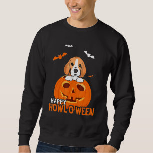 Beagle Dog Pumpkin Halloween Costume Jack O Lanter Sweatshirt