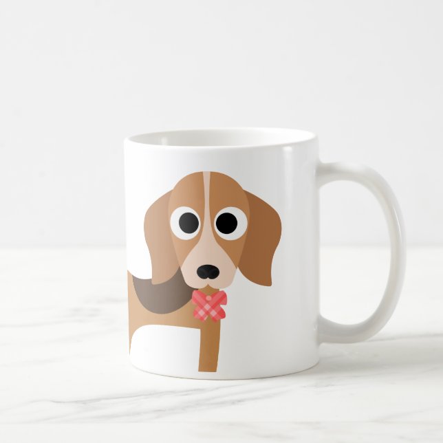 Beagle Dog Puppy Coffee Mug (Right)