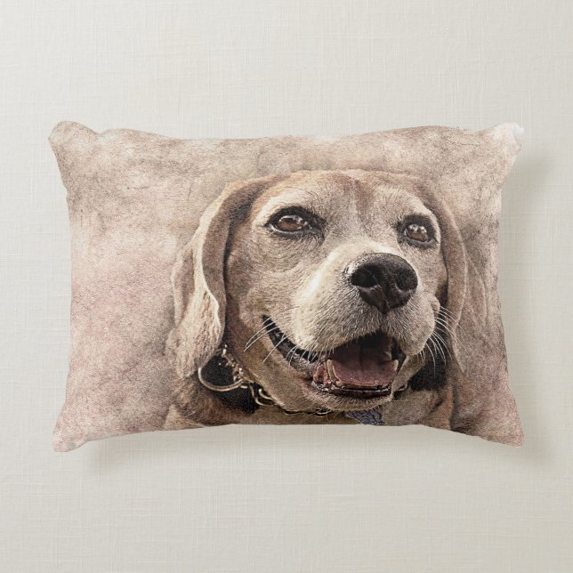 Beagle Dog Puppy Pet Pillow (Front)