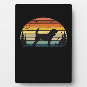 Beagle Dog Retro Vintage Classic T-Shirt Plaque