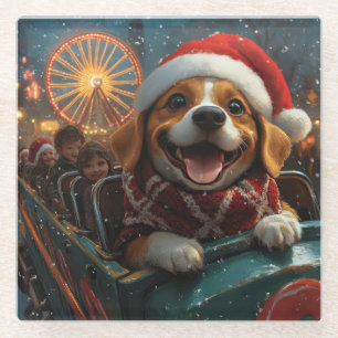 Beagle Dog Roller Coaster Christmas