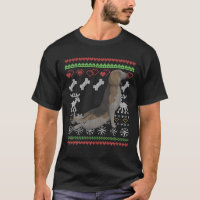 Beagle Dog Santa Claus Ugly Christmas Pattern X-Ma