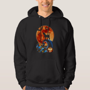 Beagle Dog Scary And Moon Halloween Costume Hoodie